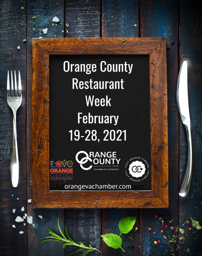 Orange County Restaurant Week 2021 · Visit Orange County Virginia