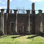 Burned down mansion